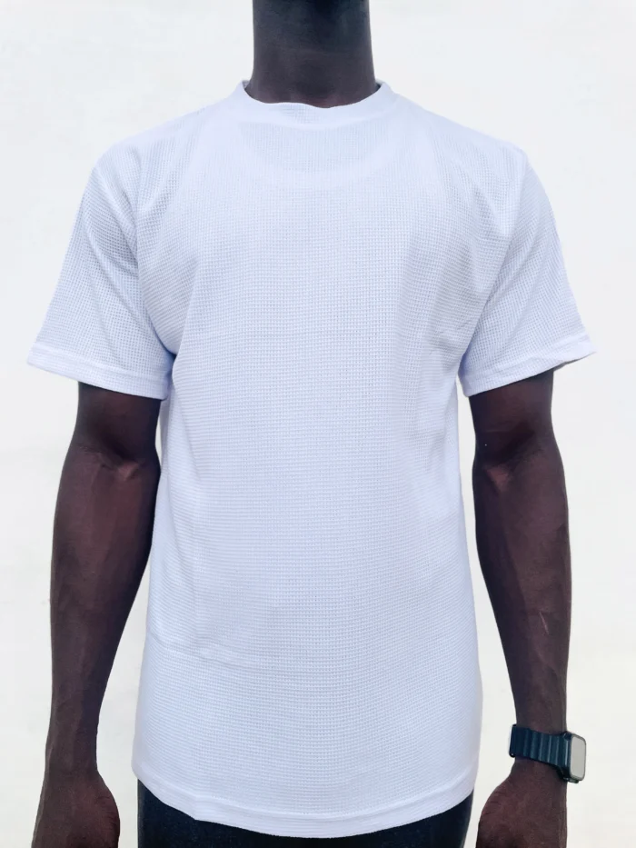 Netted Cotton T-Shirt
